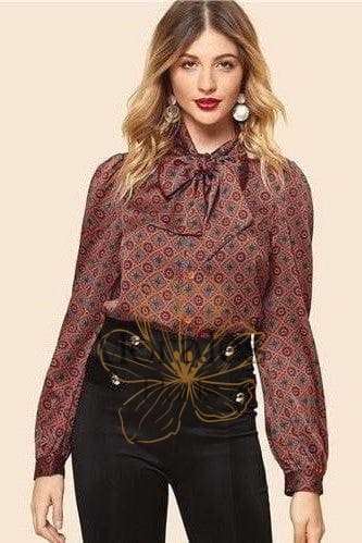 Blouse chemisier bohème