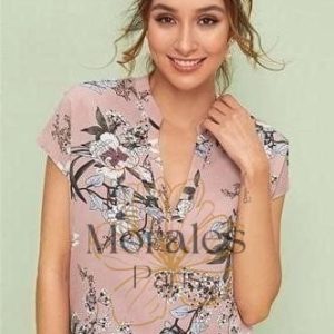 Blouse bohème fleur du japon