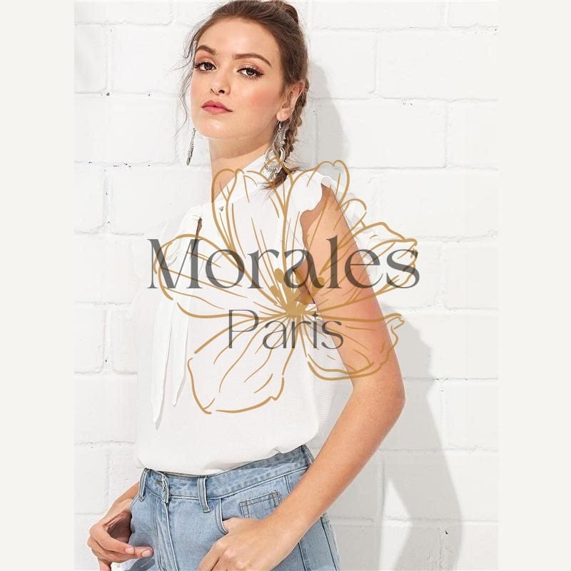 Blouse style bohème dentelle – Image 3