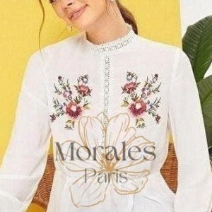 Blouse boheme chic blanche