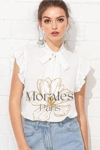 Blouse style bohème dentelle – Image 2