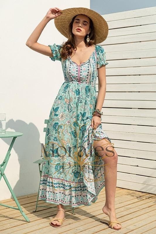 Robe Taille Haute Style Bohème – Image 4