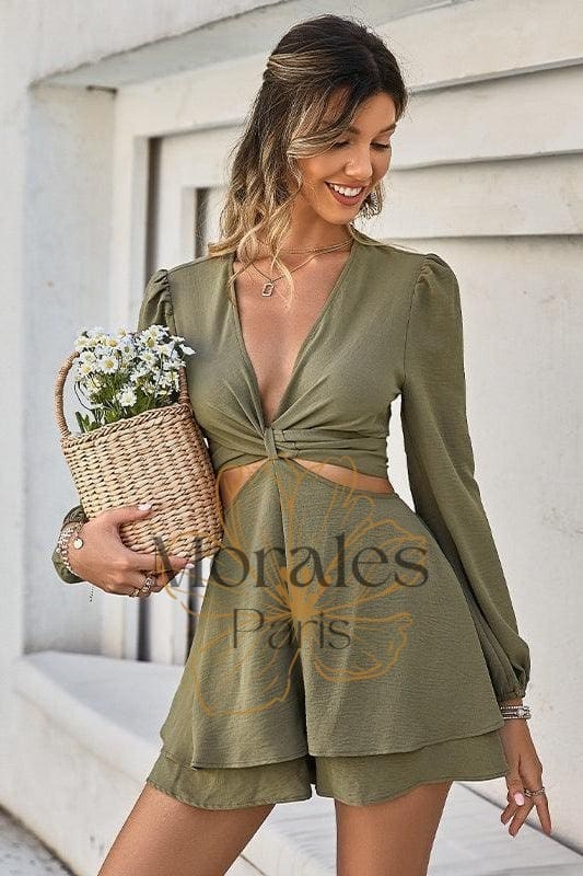 Romper Vert Bohème – Image 4