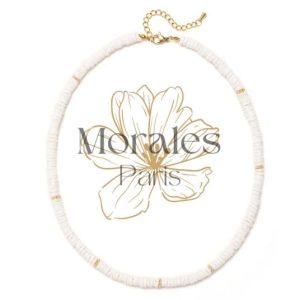 Bracelet Cheville Perles Blanches