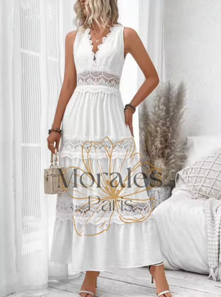 Robe Bohème Longue Dentelle