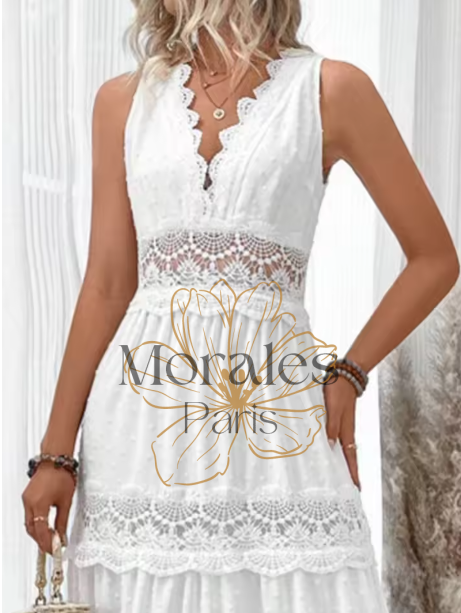 Robe Bohème Longue Dentelle – Image 5