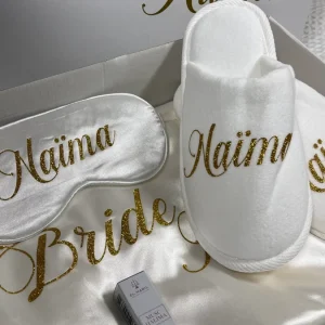 BRIDE BOX PEIGNOIR SIMPLE BLANC