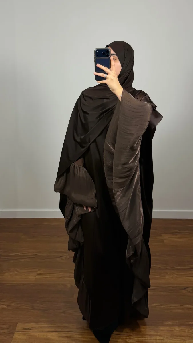 ABAYA ISRA MARRON - Image 4