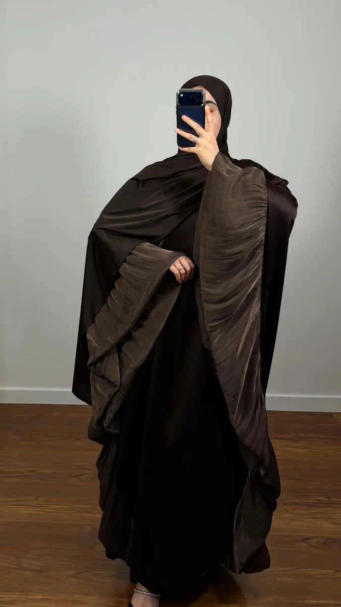 ABAYA ISRA MARRON - Image 6