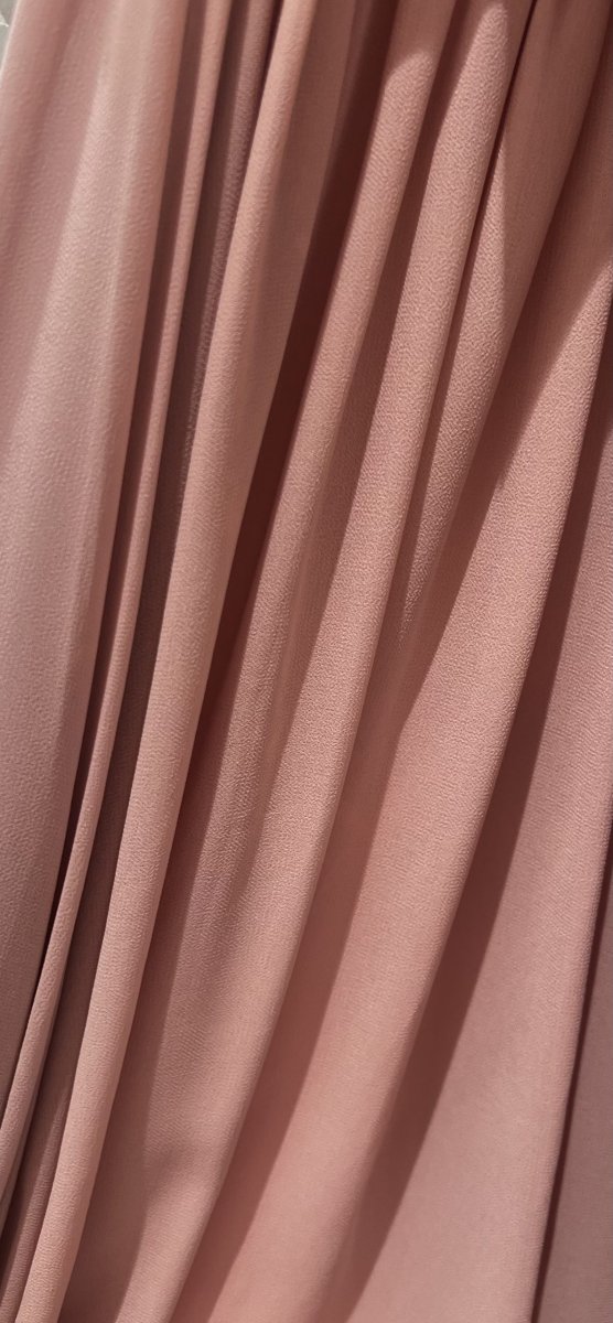 Robe longue plissée fluide Vert ou Vieux Rose - Image 8