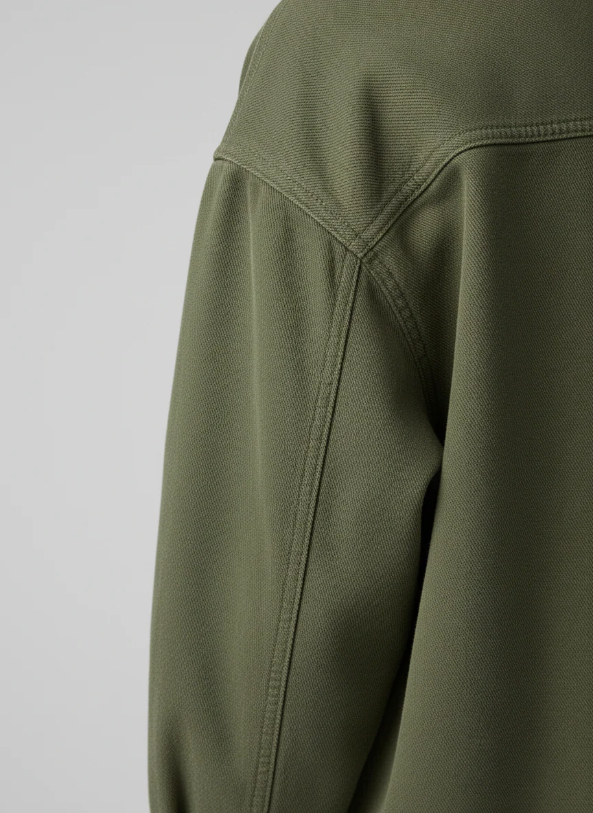 Veste vert militaire Over-size - Image 4