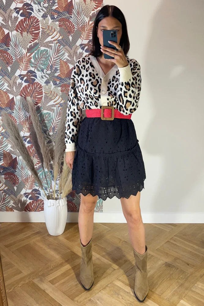 Robe noire dentelle - Image 3