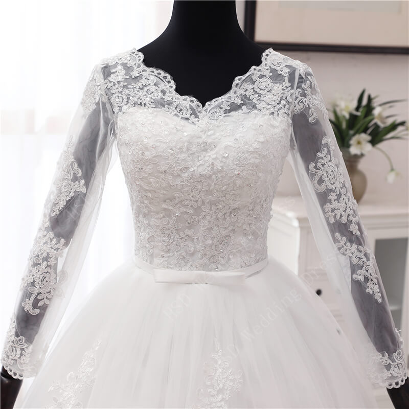 Robe de Mariée Princesse Strass et Dentelle – Image 5