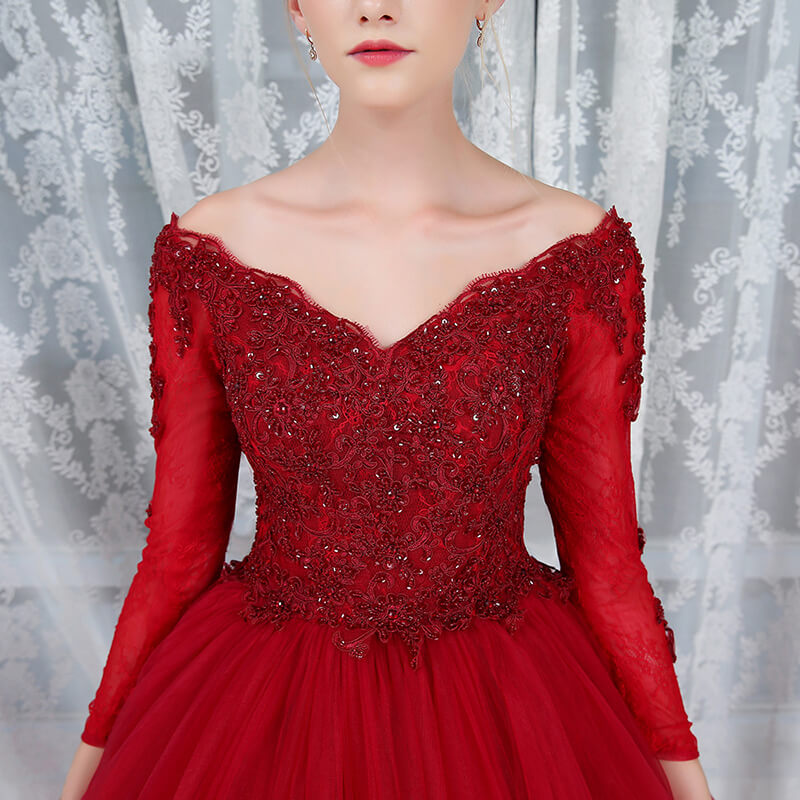 Robe Princesse Rouge Adulte – Image 6