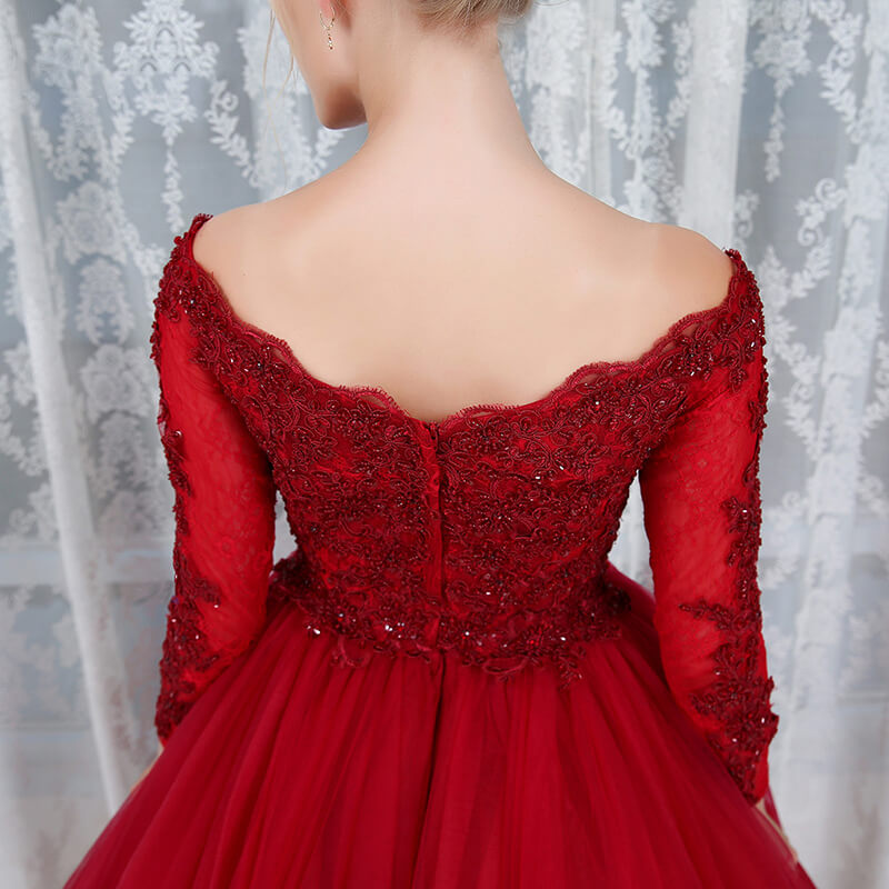 Robe Princesse Rouge Adulte – Image 5