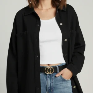 Veste Noir Over size