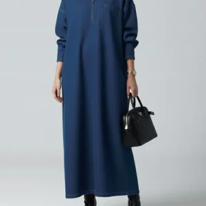 Robe oversize  maxi en denim