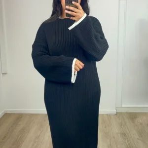 Robe pull Hiba Noire