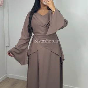 Abaya Jasmine Taupe