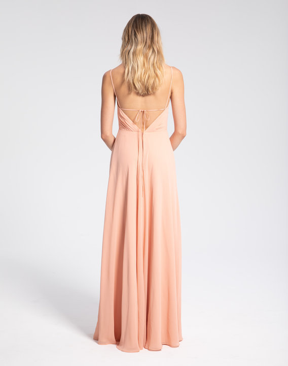 Robe longue Hailey Paige pêche Taille 38 - Image 4