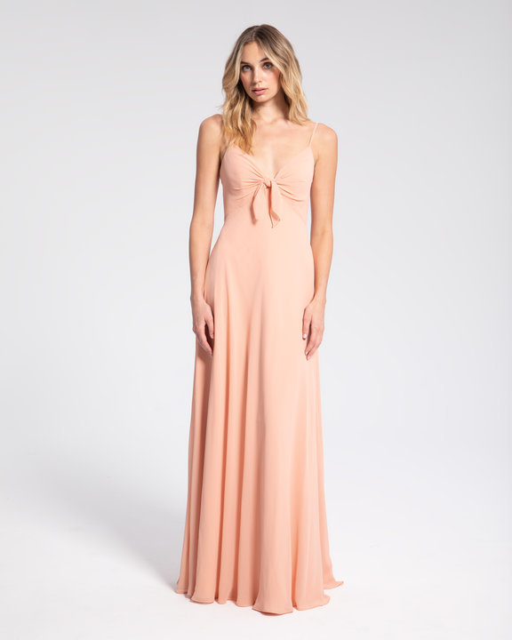 Robe longue Hailey Paige pêche Taille 38 - Image 3