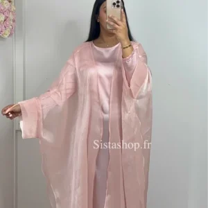 Ensemble Kimono Abaya Dina Rose