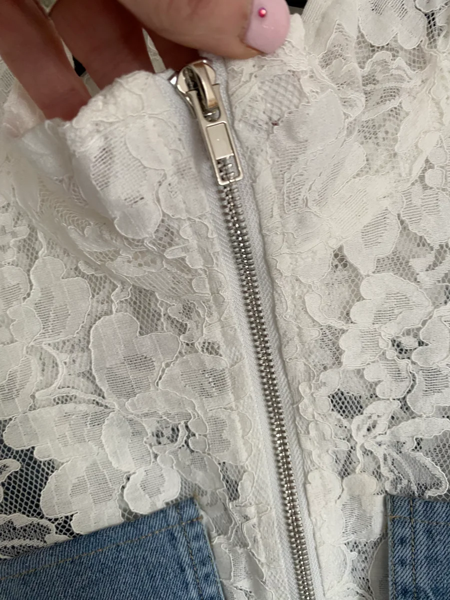 VESTE LOVENA JEAN ET DENTELLE TU 36/42 - Image 8