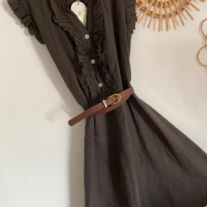 ROBE WENDY CHOCOLAT  34/40