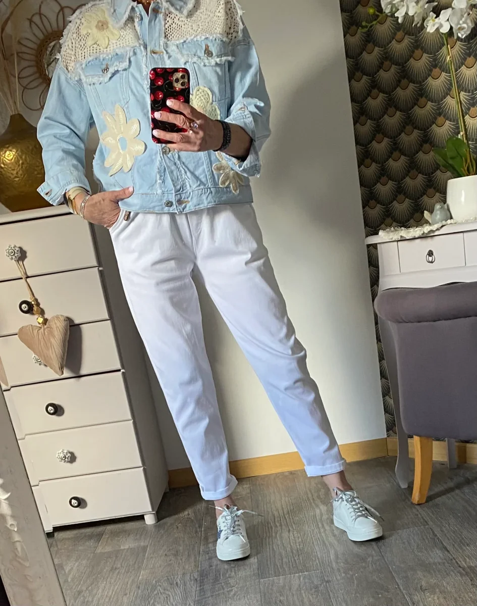 VESTE EN JEAN MISS CARLA TAILLES S/M L/XL – Image 9