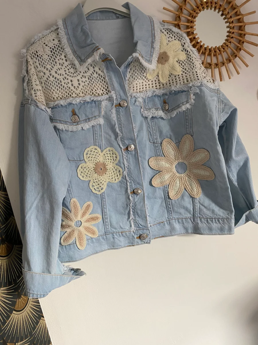 VESTE EN JEAN MISS CARLA TAILLES S/M L/XL