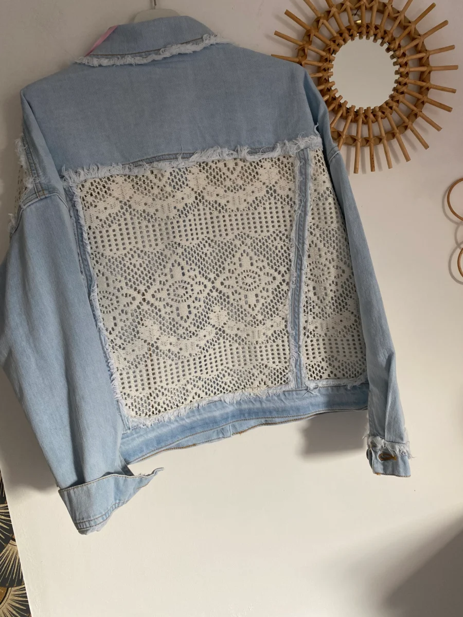 VESTE EN JEAN MISS CARLA TAILLES S/M L/XL – Image 3