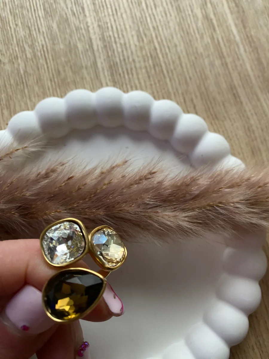 BAGUE CRISTAL BRUN - Image 4