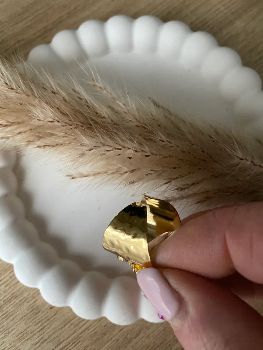 BAGUE SAMANTHA CRISTAL TAILLE CAMEL – Image 6