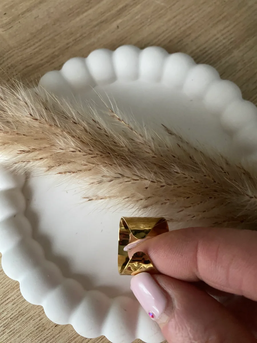 BAGUE SAMANTHA CRISTAL TAILLE CAMEL – Image 5