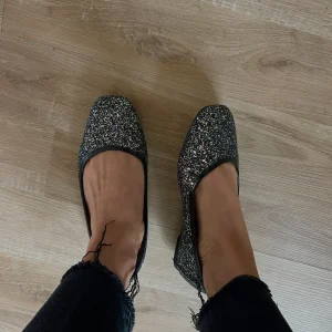 LES BALLERINES SILVER BLACK