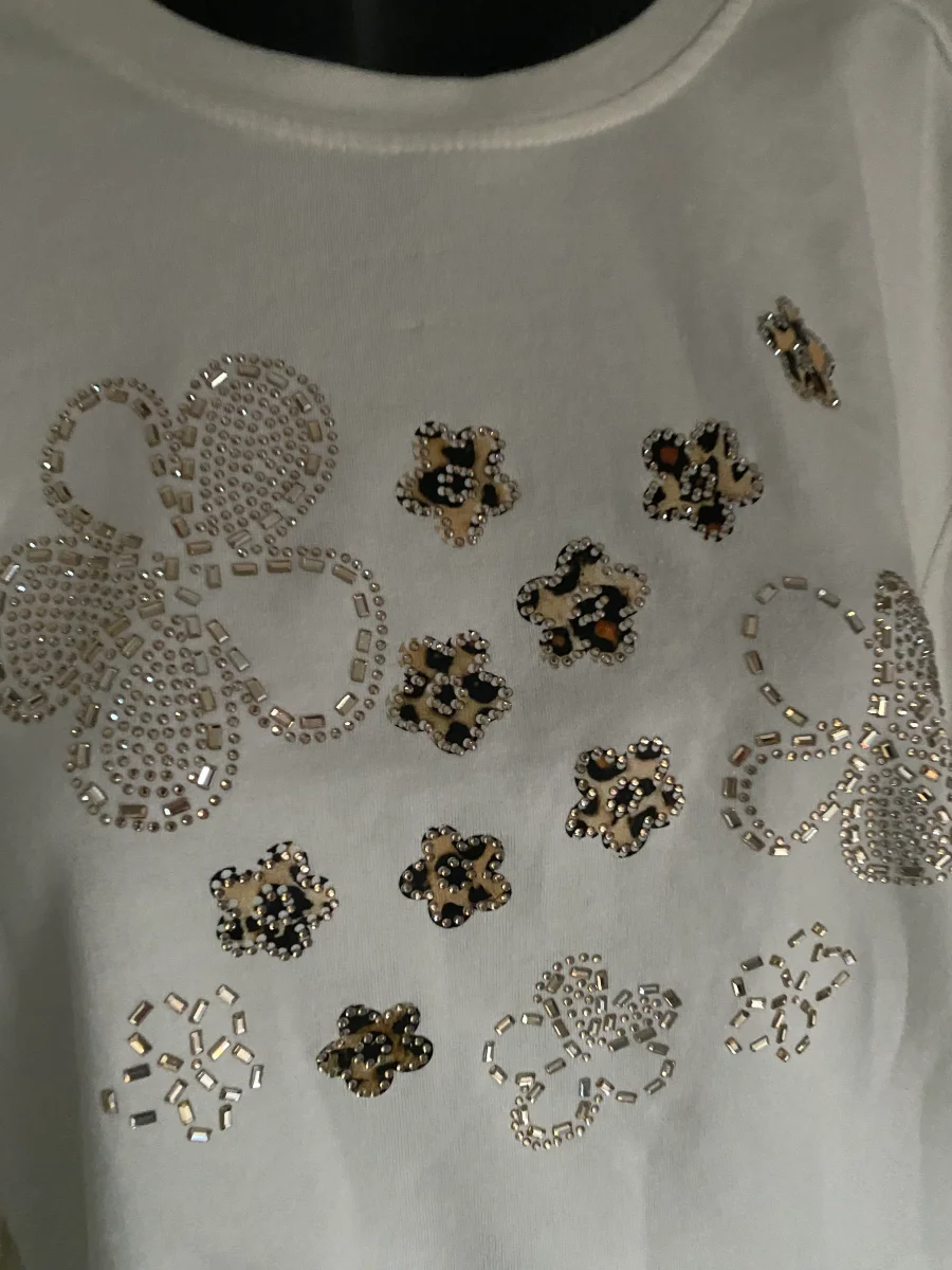 TOP FLOWER LEO ECRU TU38/44 PETIT 46 – Image 3