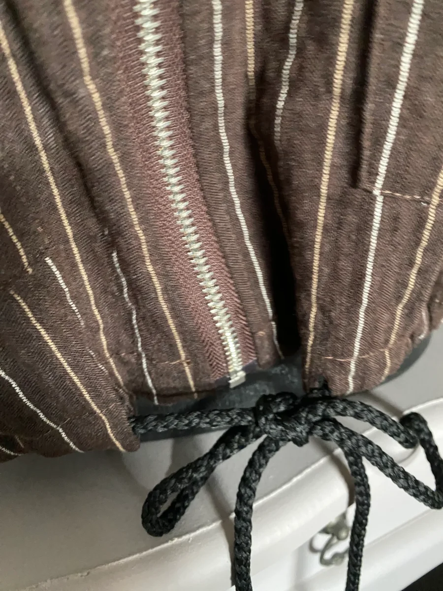 VESTE FINES RAYURES GRIS CHOCO TU 36/44 – Image 6