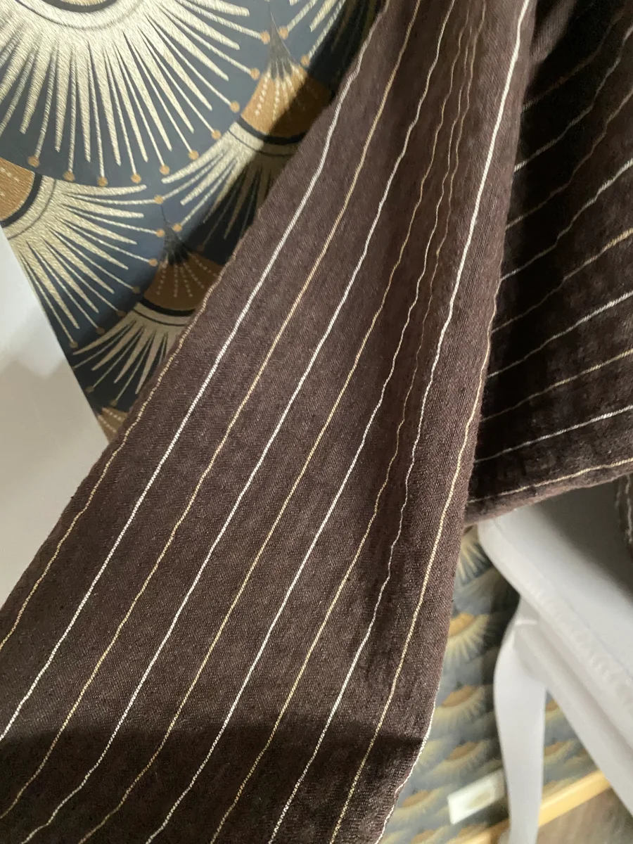 VESTE FINES RAYURES GRIS CHOCO TU 36/44 – Image 5