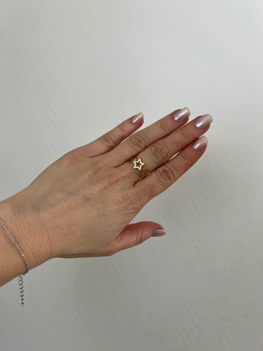 LA BAGUE ÉTOILE STRASS – Image 2