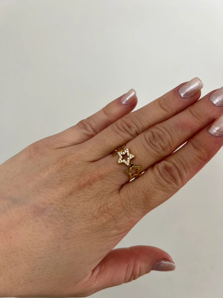LA BAGUE ÉTOILE STRASS – Image 3