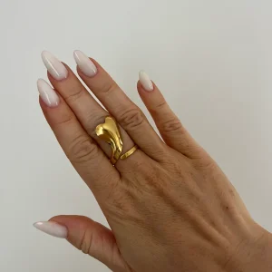 LA BAGUE COEUR FONDU