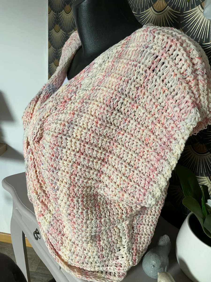 GILET NOEUD LOVENA ROSE TU 36/44 – Image 6