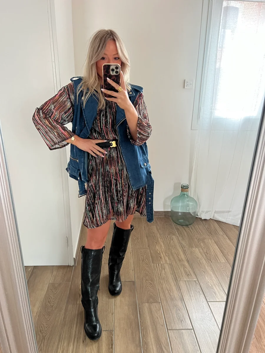 LE PERFECTO EN JEAN SANS MANCHE – Image 5