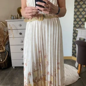 ROBE EVENEMENT JAUNE 36/42 petit 44