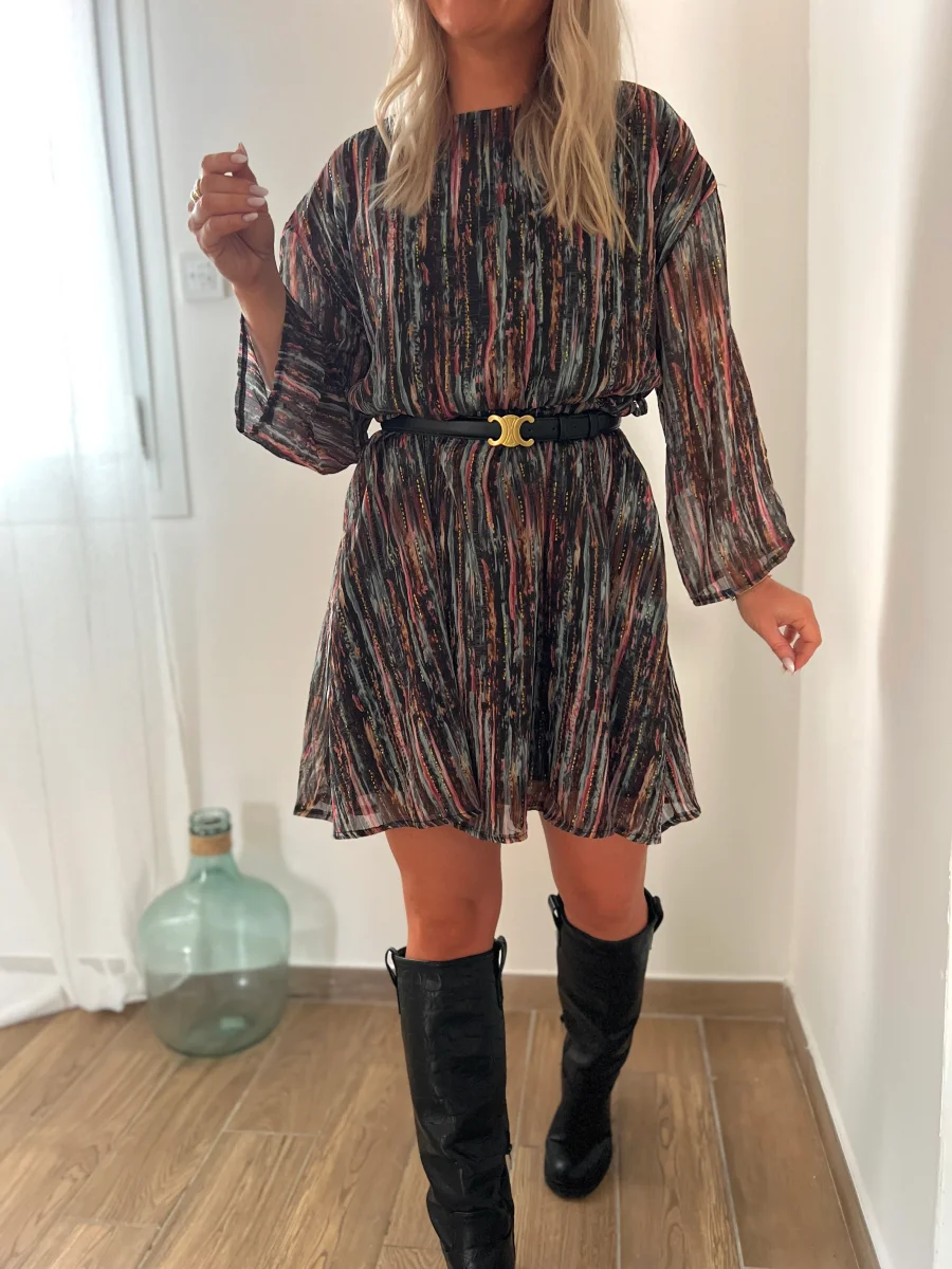 LA ROBE MULTICOLORE OR