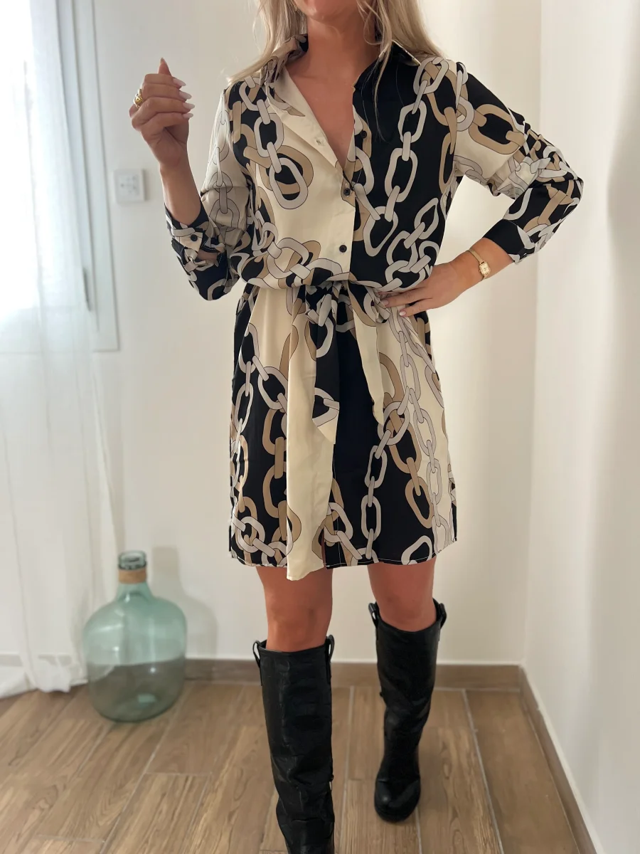 LA ROBE CHEMISE CHAINS