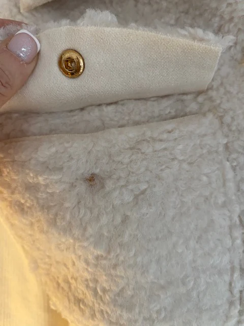 VESTE PILOU ECRU TAILLE S OUM – Image 4