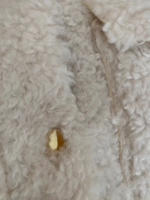 VESTE PILOU ECRU TAILLE S OUM – Image 5