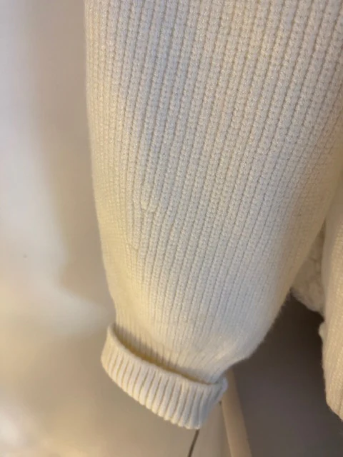 VESTE PILOU ECRU TAILLE S OUM – Image 7