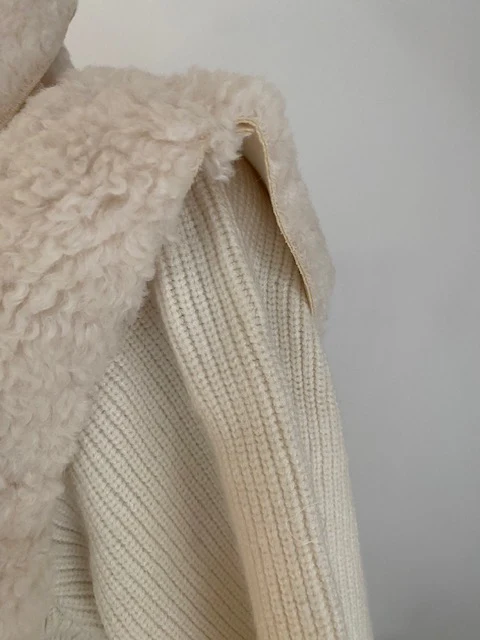 VESTE PILOU ECRU TAILLE S OUM – Image 8